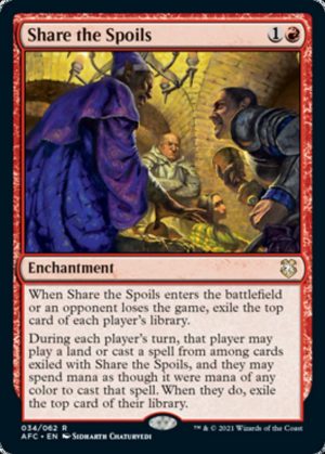 Share the Spoils - Adventures in the Forgotten Realms Commander-(034)