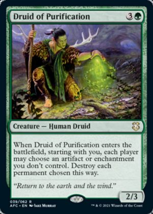Druid of Purification - Adventures in the Forgotten Realms Commander-(039)
