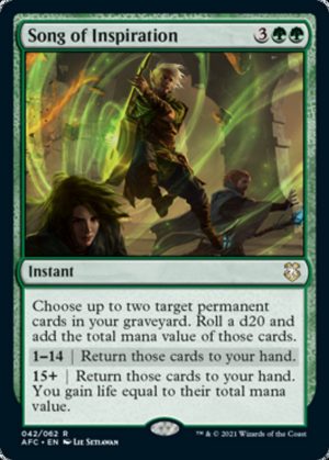 Song of Inspiration - Adventures in the Forgotten Realms Commander-(042)