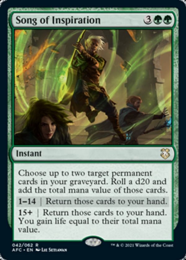 Song of Inspiration - Adventures in the Forgotten Realms Commander-(042)