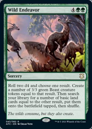 Wild Endeavor - Adventures in the Forgotten Realms Commander-(043)