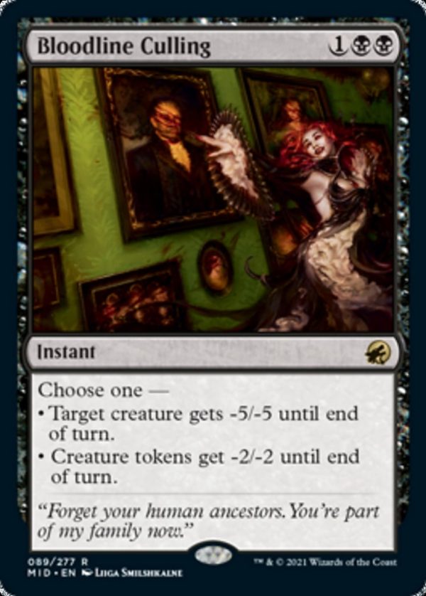 Bloodline Culling - Innistrad: Midnight Hunt-(089)