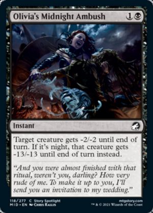 Olivia's Midnight Ambush - Innistrad: Midnight Hunt-(118)