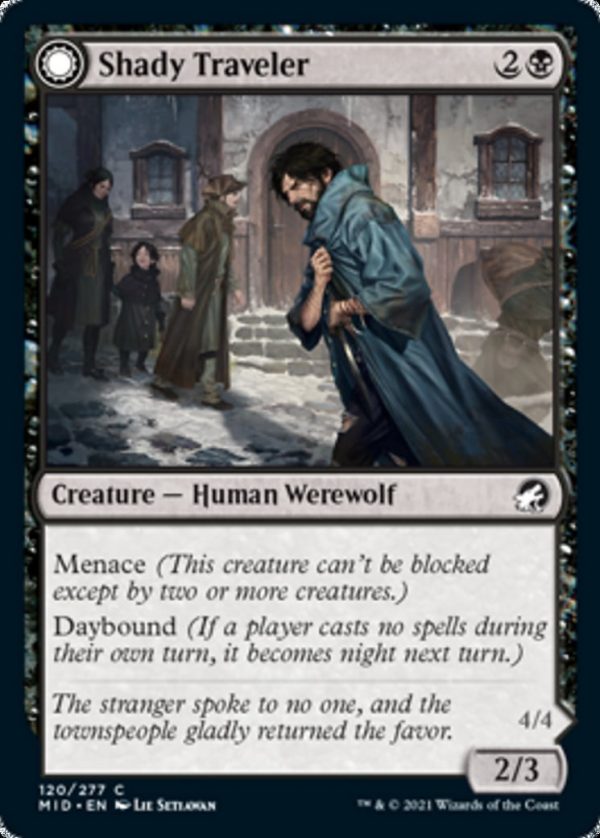 Shady Traveler // Stalking Predator - Innistrad: Midnight Hunt-(120)