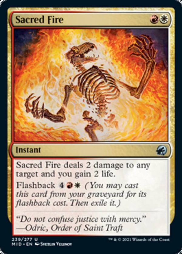 Sacred Fire - Innistrad: Midnight Hunt-(239)