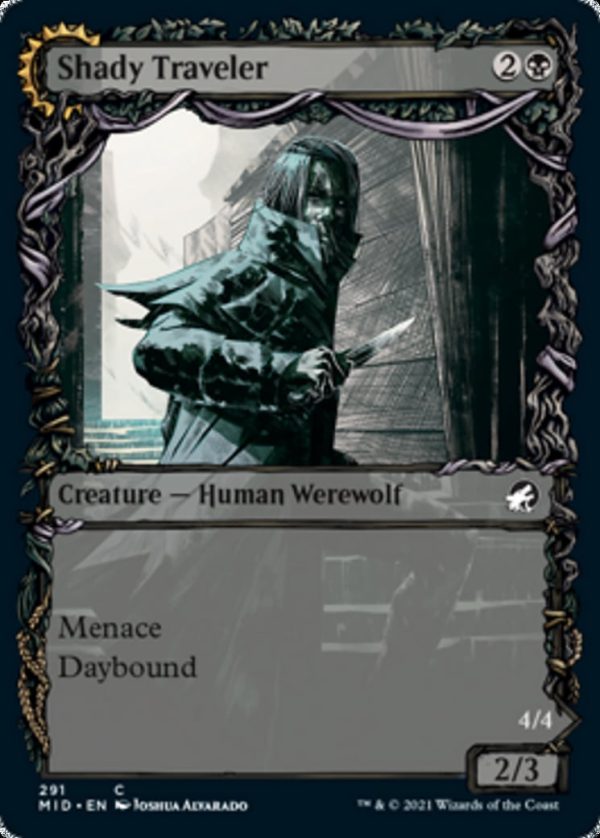Shady Traveler // Stalking Predator - Innistrad: Midnight Hunt-(291)