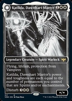 Katilda, Dawnhart Martyr // Katilda's Rising Dawn - Innistrad: Crimson Vow-(317)
