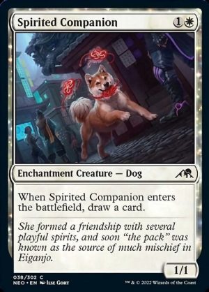 Spirited Companion - Kamigawa: Neon Dynasty-(038)