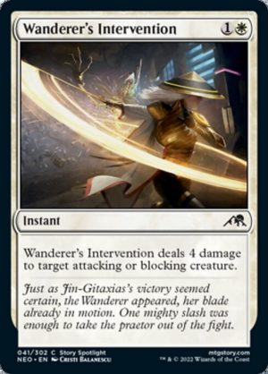 Wanderer's Intervention - Kamigawa: Neon Dynasty-(041)