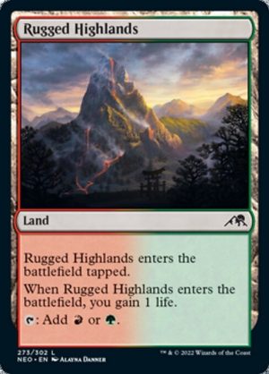 Rugged Highlands - Kamigawa: Neon Dynasty-(273)