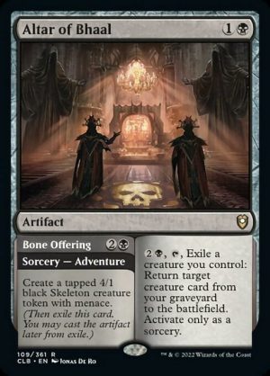 Altar of Bhaal // Bone Offering - Commander Legends: Battle for Baldur's Gate-(109)