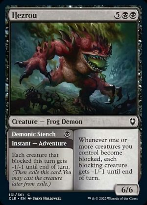 Hezrou // Demonic Stench - Commander Legends: Battle for Baldur's Gate-(131)