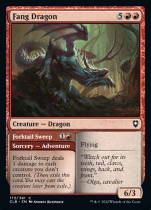 Fang Dragon // Forktail Sweep - Commander Legends: Battle for Baldur's Gate-(173)