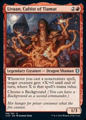Livaan, Cultist of Tiamat - Commander Legends: Battle for Baldur's Gate-(188)