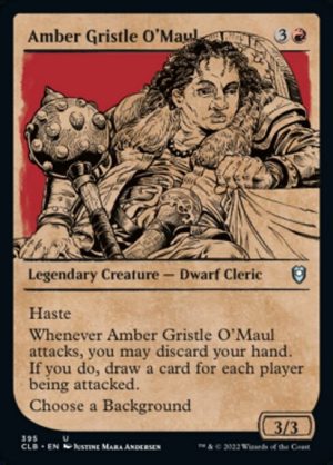 Amber Gristle O'Maul - Commander Legends: Battle for Baldur's Gate-(395)