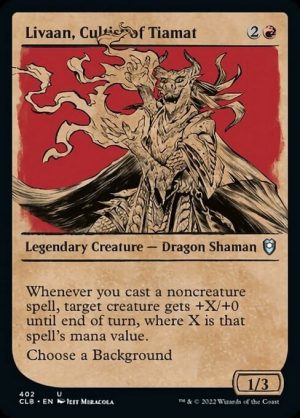 Livaan, Cultist of Tiamat - Commander Legends: Battle for Baldur's Gate-(402)-Foil