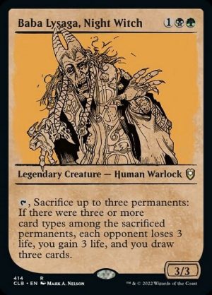 Baba Lysaga, Night Witch - Commander Legends: Battle for Baldur's Gate-(414)