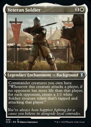 Veteran Soldier - Commander Legends: Battle for Baldur's Gate-(480)-Foil