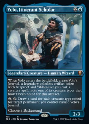 Volo, Itinerant Scholar - Commander Legends: Battle for Baldur's Gate-(491)