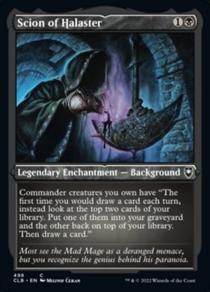 Scion of Halaster - Commander Legends: Battle for Baldur's Gate-(498)-Foil