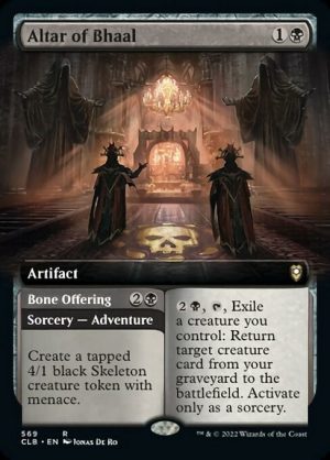 Altar of Bhaal // Bone Offering - Commander Legends: Battle for Baldur's Gate-(569)