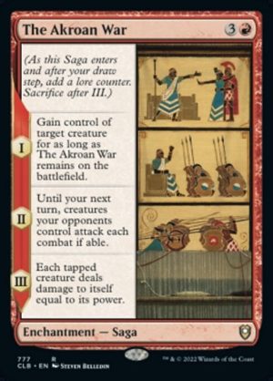 The Akroan War - Commander Legends: Battle for Baldur's Gate-(777)