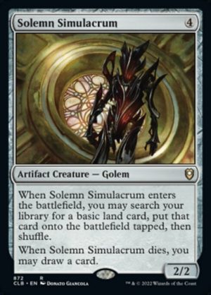 Solemn Simulacrum - Commander Legends: Battle for Baldur's Gate-(872)