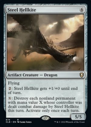 Steel Hellkite - Commander Legends: Battle for Baldur's Gate-(874)