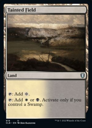 Tainted Field - Commander Legends: Battle for Baldur's Gate-(919)
