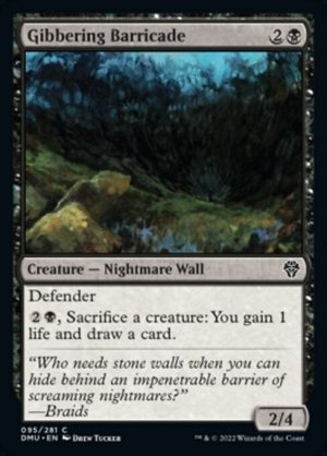 Gibbering Barricade - Dominaria United-(095)