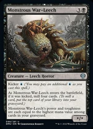Monstrous War-Leech - Dominaria United-(098)