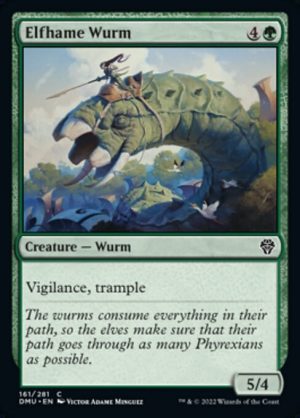 Elfhame Wurm - Dominaria United-(161)