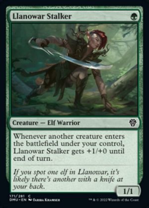 Llanowar Stalker - Dominaria United-(171)
