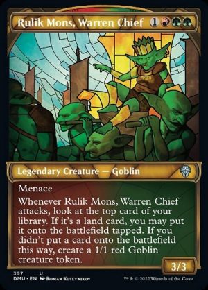 Rulik Mons, Warren Chief - Dominaria United-(357)-Foil