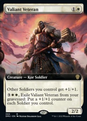 Valiant Veteran - Dominaria United-(390)