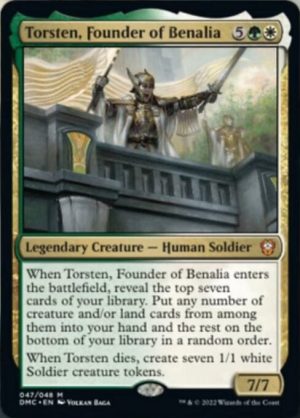 Torsten, Founder of Benalia - Dominaria United Commander-(047)