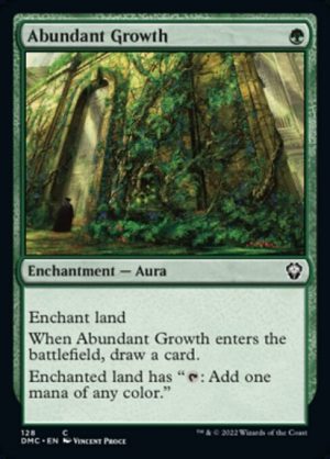 Abundant Growth - Dominaria United Commander-(128)