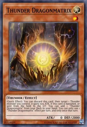 Thunder Dragonmatrix - (2019 Gold Sarcophagus Tin Mega Pack) - (MP19-EN166) - (Common)