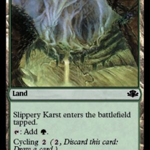 Slippery Karst - Dominaria Remastered-(256)