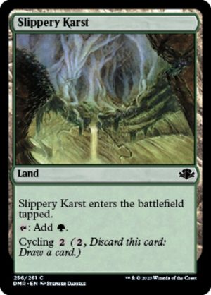Slippery Karst - Dominaria Remastered-(256)