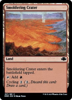 Smoldering Crater - Dominaria Remastered-(257)