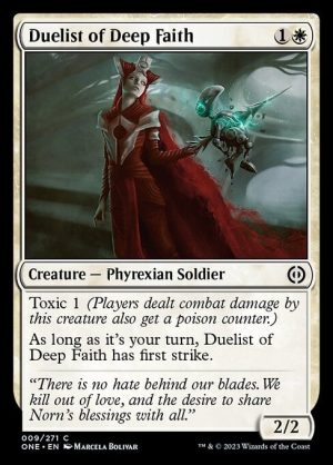 Duelist of Deep Faith - Phyrexia: All Will Be One-(009)