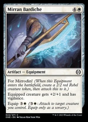 Mirran Bardiche - Phyrexia: All Will Be One-(022)