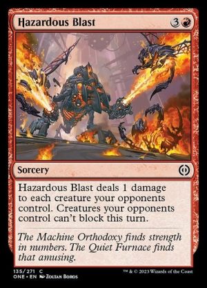 Hazardous Blast - Phyrexia: All Will Be One-(135)