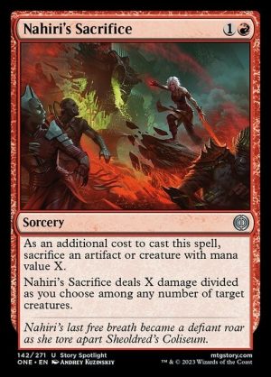 Nahiri's Sacrifice - Phyrexia: All Will Be One-(142)