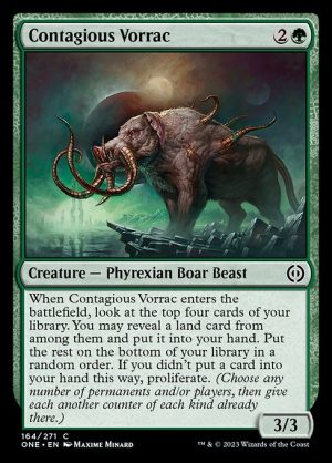 Contagious Vorrac - Phyrexia: All Will Be One-(164)
