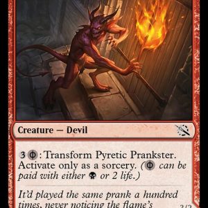 Pyretic Prankster // Glistening Goremonger - March of the Machine-(157)