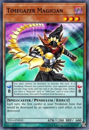 Timegazer Magician - (Legendary Duelists Magical Hero) - (LED6-EN050) - (Common)