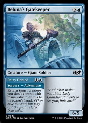 Beluna's Gatekeeper // Entry Denied - Wilds of Eldraine-(043)