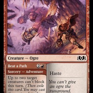 Bellowing Bruiser // Beat a Path - Wilds of Eldraine-(121)